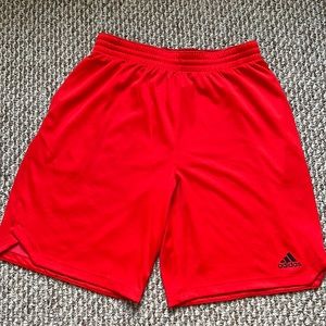 Adidas Red Mens Medium Athletic shorts